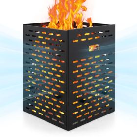 30 Inches Ultra Thick Burn Barrel with Venting Patterns and 4 Cross Braces