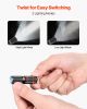 Keychain Flashlight Rechargeable Mini Flashlight 200 High Lumens IPX7 Waterproof