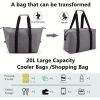 Large Cooling Bag, 5.28gal Foldable Shopping Bag